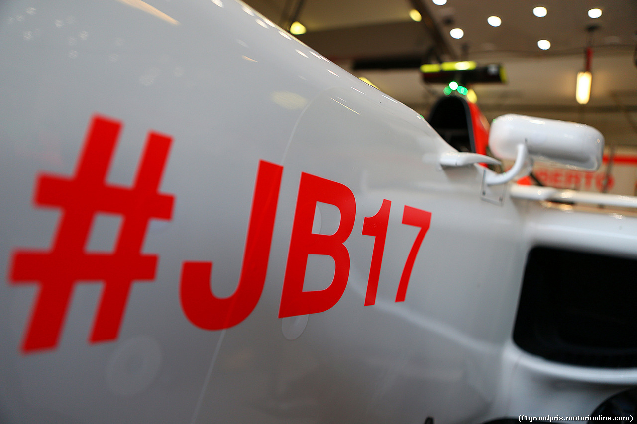 GP UNGHERIA, 24.07.2015- Prove Libere 1, ) Manor Marussia F1 Team , tribute to Jules Bianchi