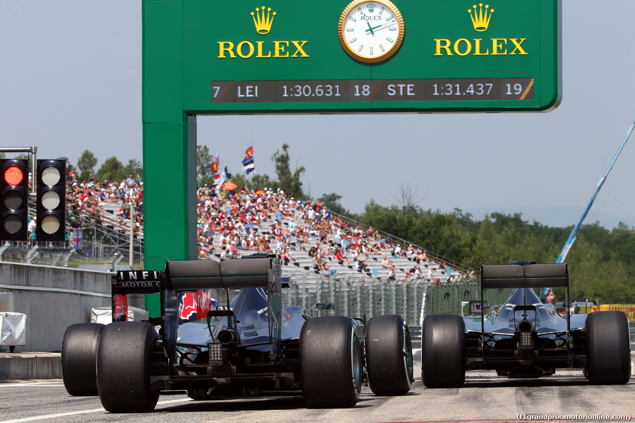 GP UNGHERIA, 24.07.2015- Prove Libere 1, Nico Rosberg (GER) Mercedes AMG F1 W06