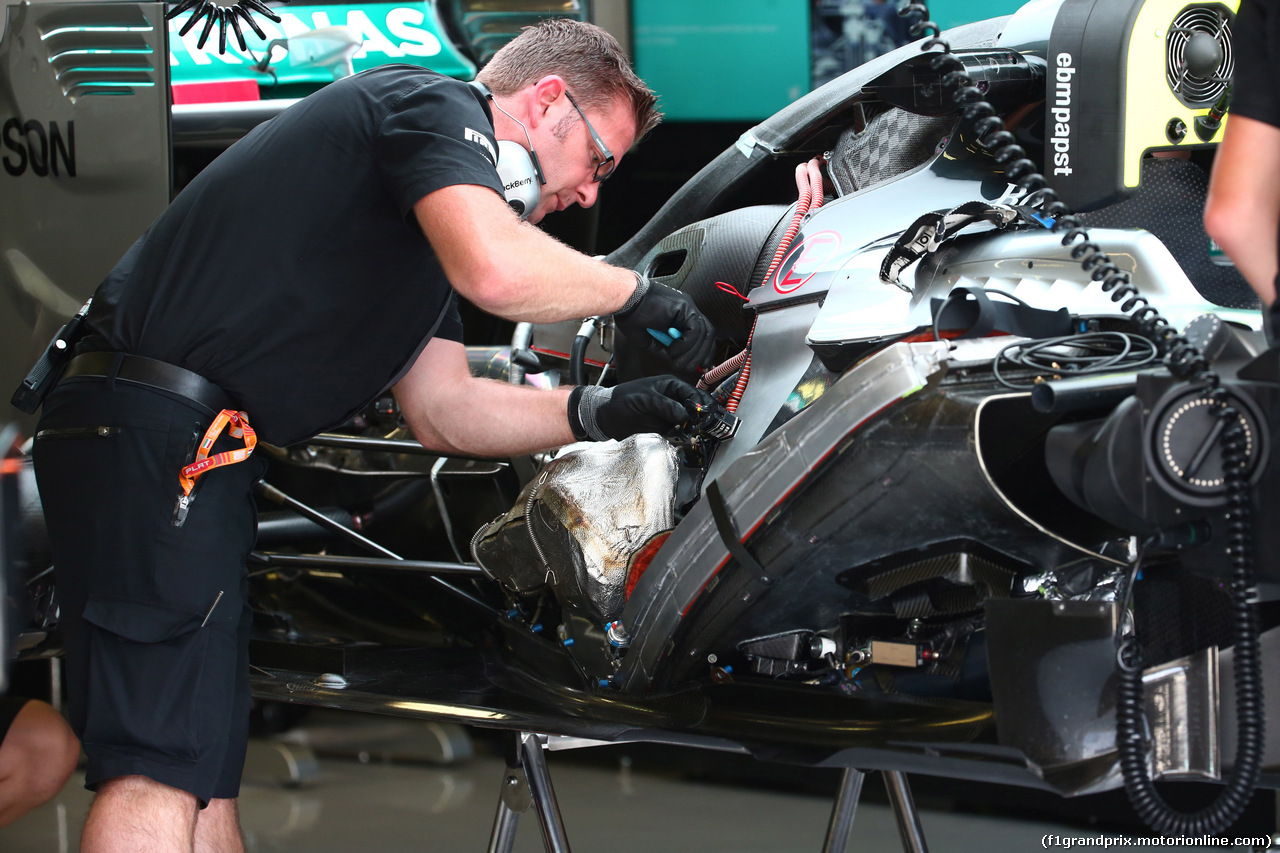GP UNGHERIA, 24.07.2015- Prove Libere 1,  Mercedes AMG F1 W06
