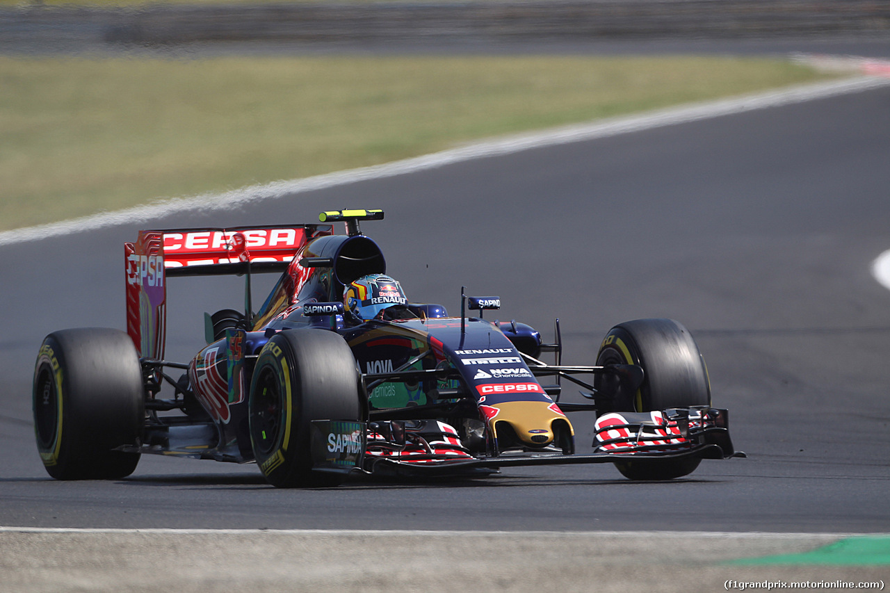 GP UNGHERIA, 24.07.2015- Prove Libere 2, Carlos Sainz Jr (ESP) Scuderia Toro Rosso STR10