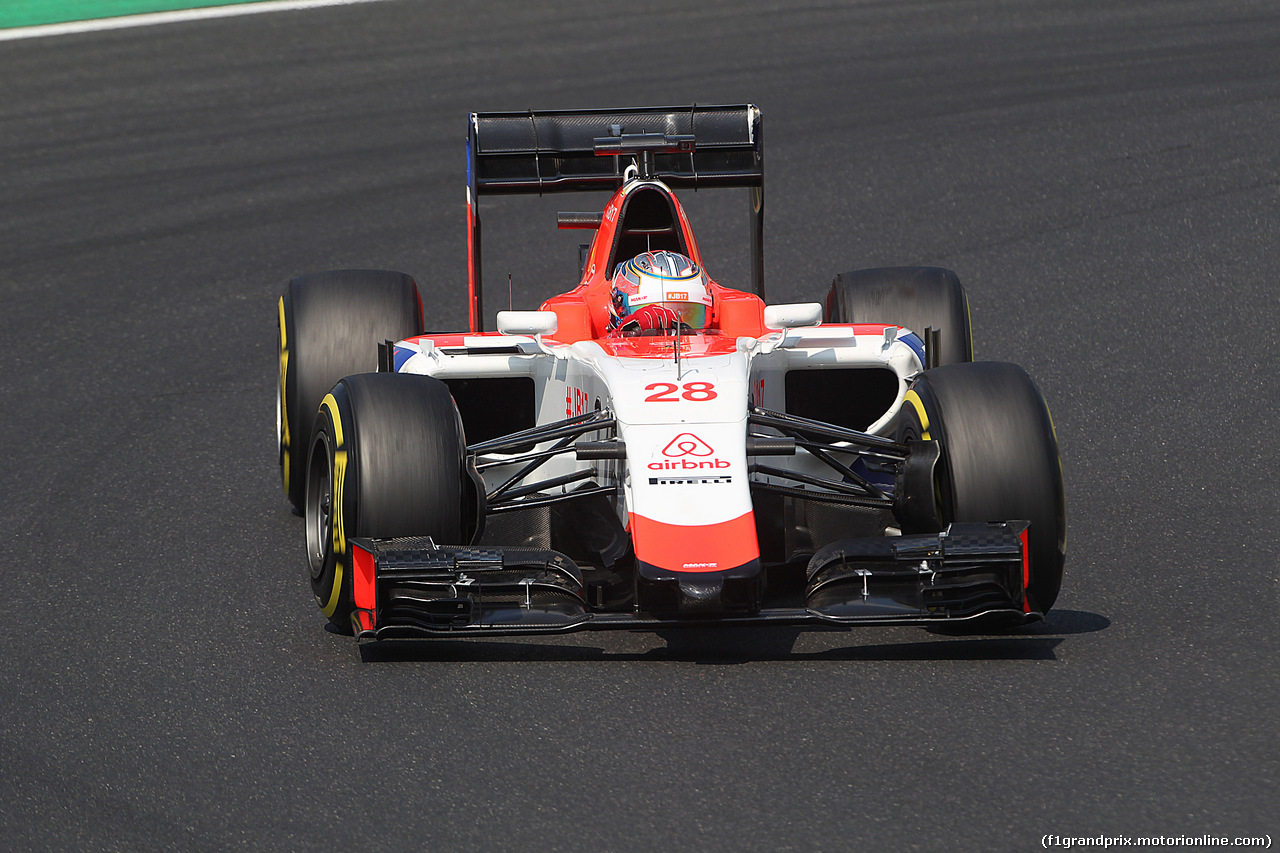 GP UNGHERIA, 24.07.2015- Prove Libere 2, William Stevens (GBR) Manor Marussia F1 Team