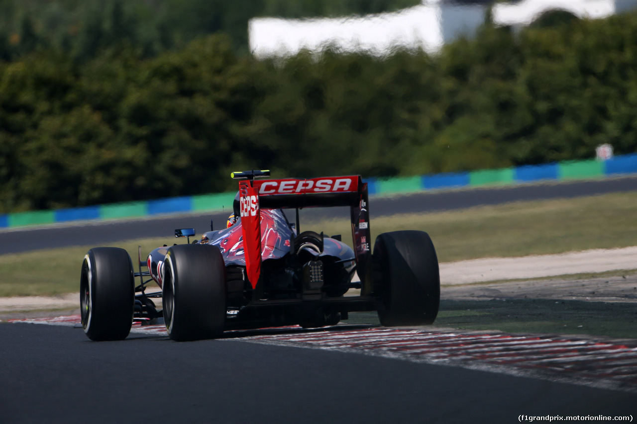 GP UNGHERIA, 24.07.2015 - Prove Libere 2, Carlos Sainz Jr (ESP) Scuderia Toro Rosso STR10