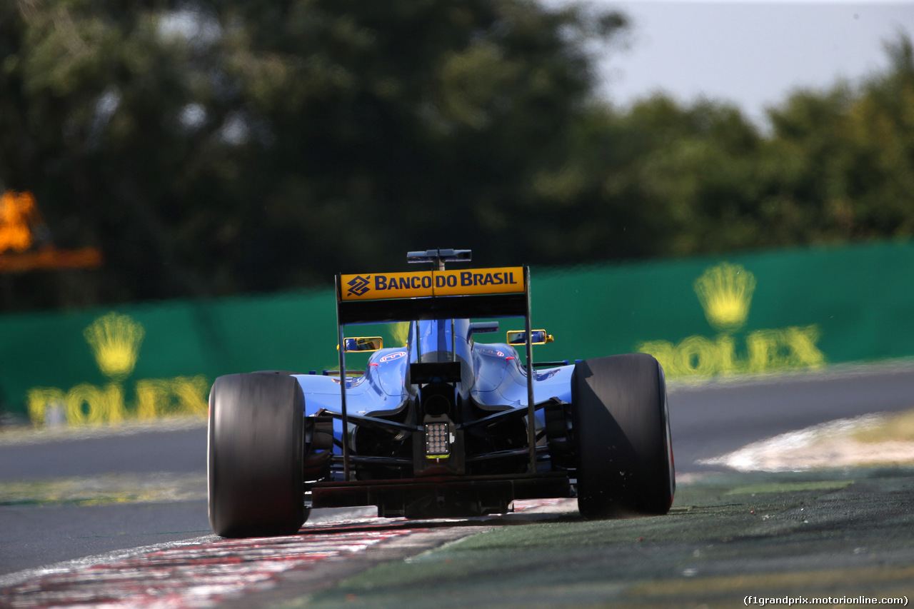 GP UNGHERIA, 24.07.2015 - Prove Libere 2, Marcus Ericsson (SUE) Sauber C34