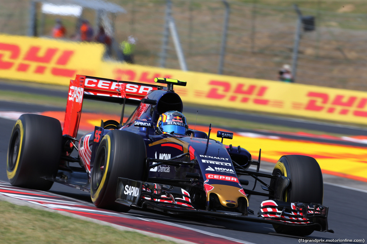 GP UNGHERIA, 24.07.2015 - Prove Libere 2, Carlos Sainz Jr (ESP) Scuderia Toro Rosso STR10