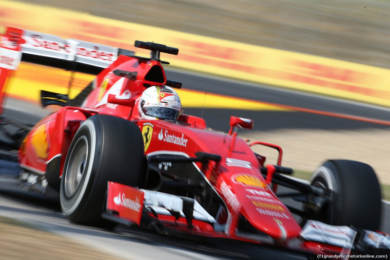 GP UNGHERIA, 24.07.2015 - Prove Libere 2, Sebastian Vettel (GER) Ferrari SF15-T