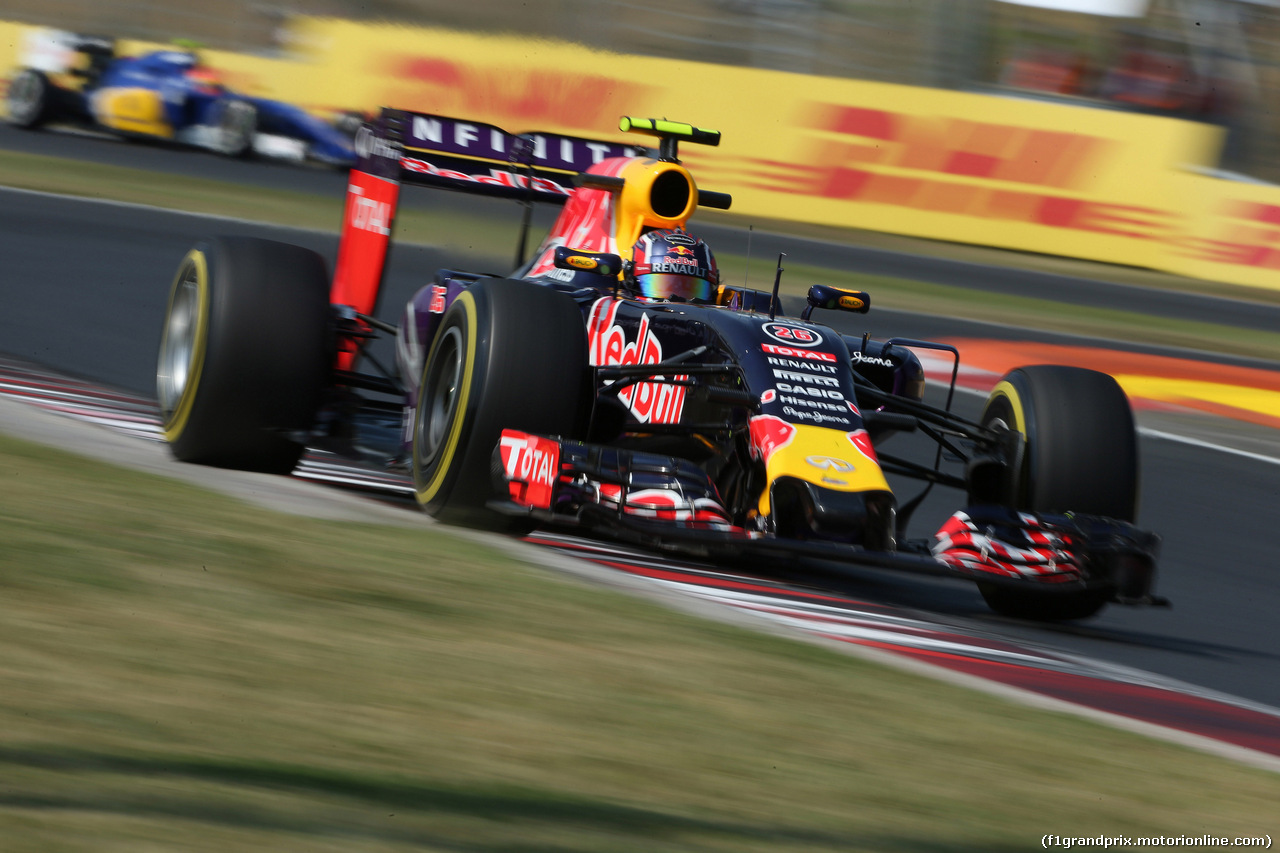 GP UNGHERIA, 24.07.2015 - Prove Libere 2, Daniil Kvyat (RUS) Red Bull Racing RB11