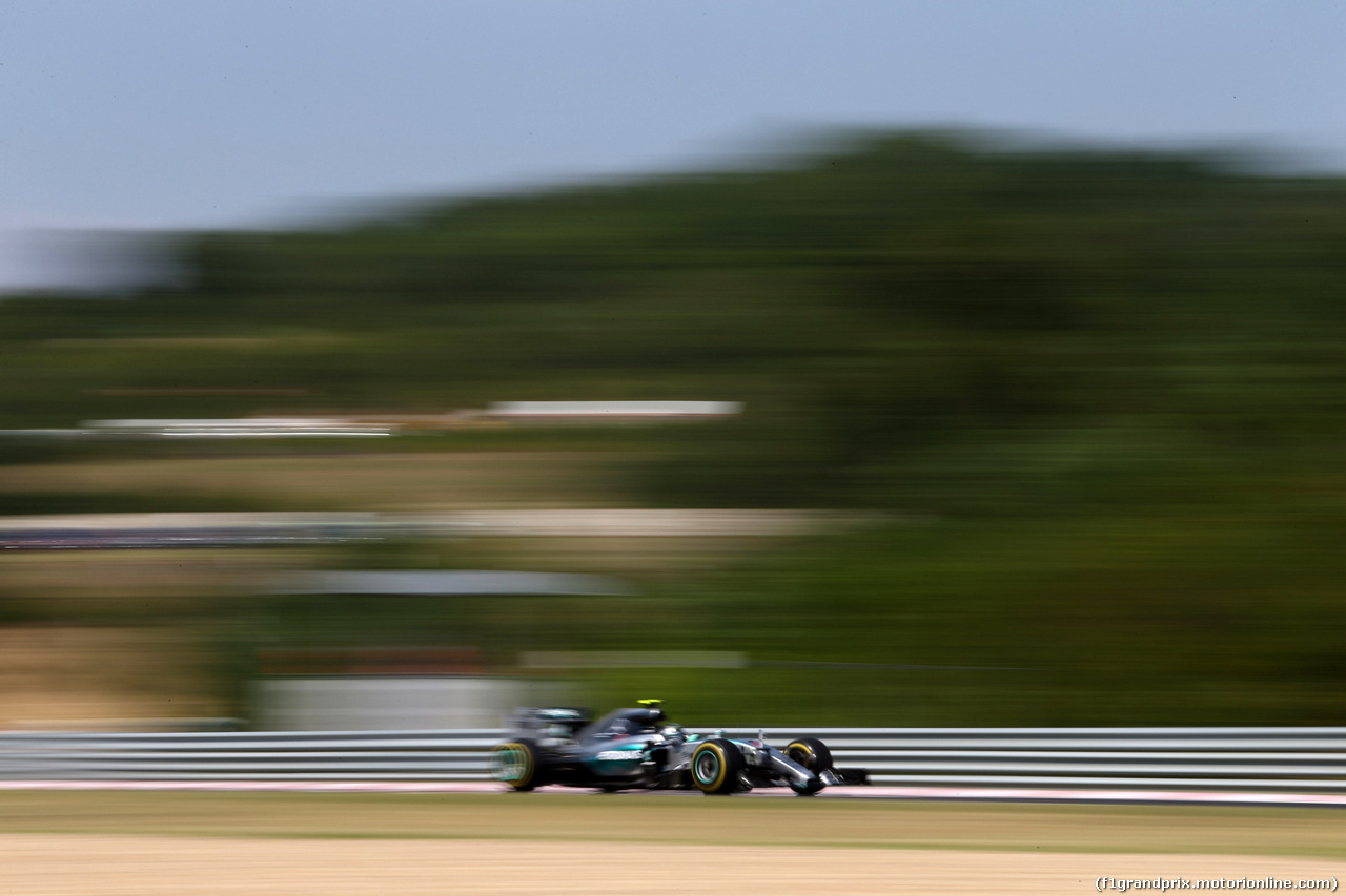 GP UNGHERIA, 24.07.2015 - Prove Libere 2, Nico Rosberg (GER) Mercedes AMG F1 W06