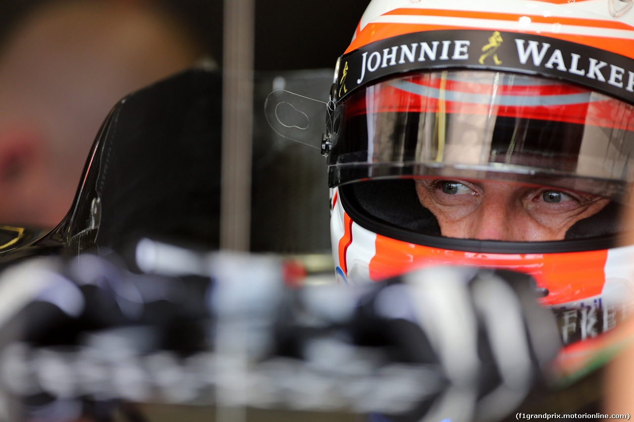 GP UNGHERIA, 24.07.2015 - Prove Libere 2, Jenson Button (GBR)  McLaren Honda MP4-30.