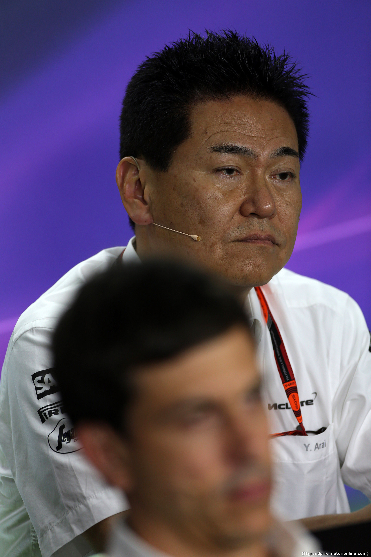 GP UNGHERIA, 24.07.2015 - Conferenza Stampa, Yasuhisa Arai (JPN) Honda Motorsport Chief Officer