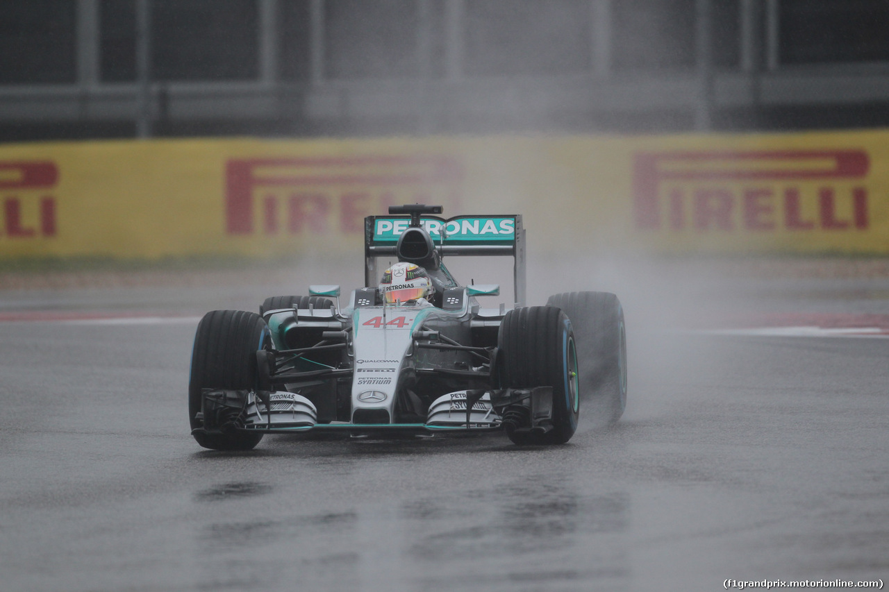 GP USA, 25.10.2015- Qualifiche, Lewis Hamilton (GBR) Mercedes AMG F1 W06