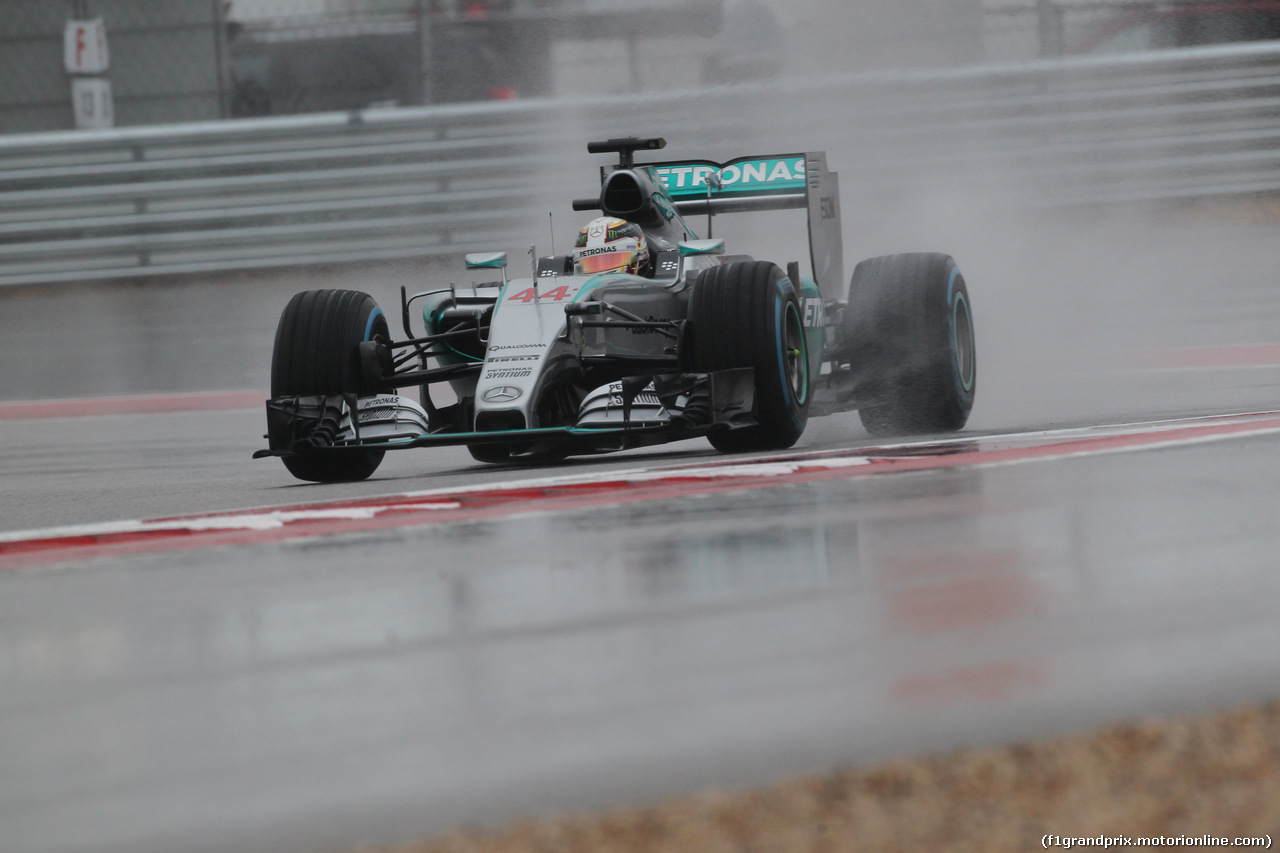 GP USA, 25.10.2015- Qualifiche, Lewis Hamilton (GBR) Mercedes AMG F1 W06