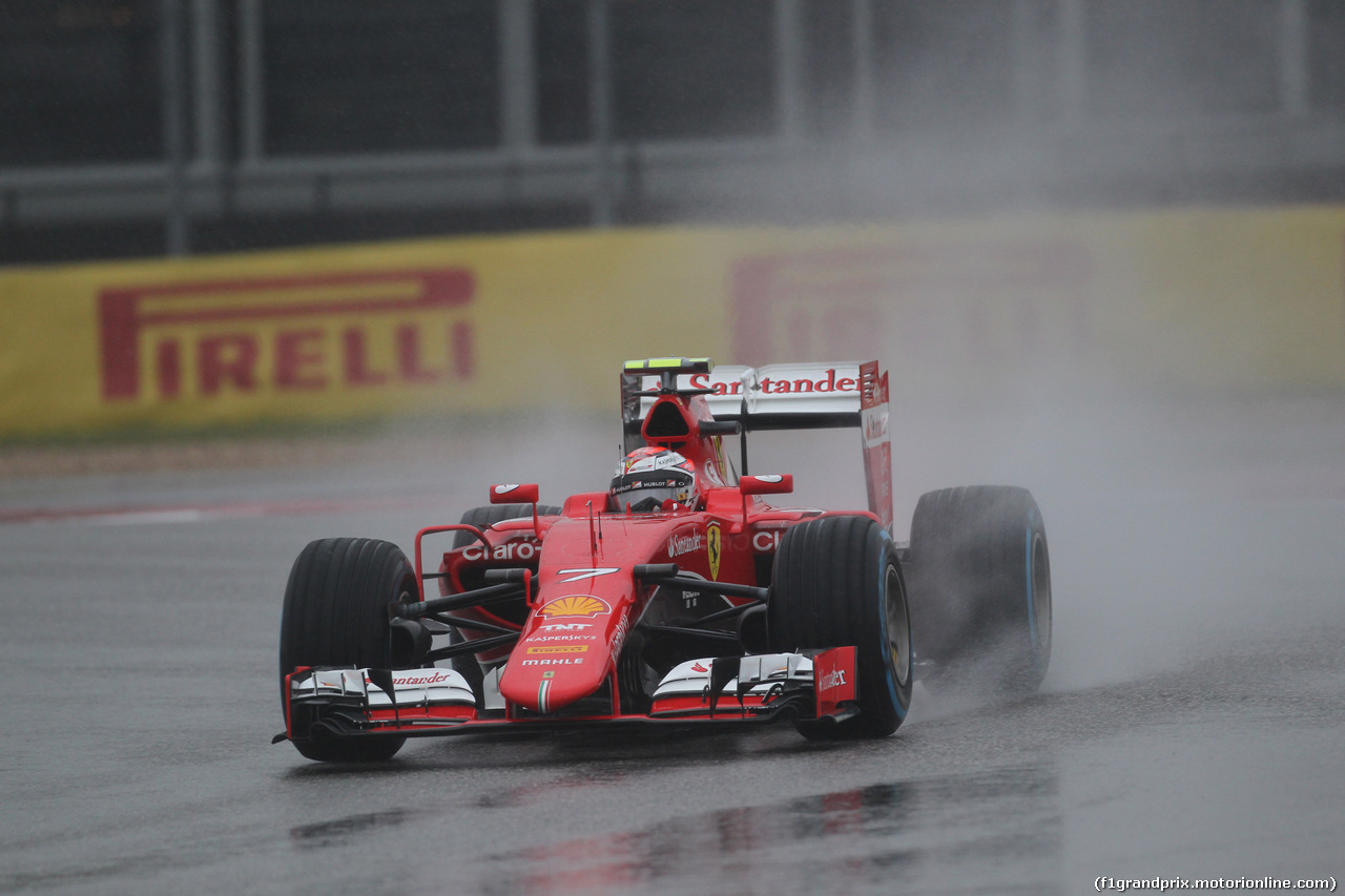 GP USA, 25.10.2015- Qualifiche, Kimi Raikkonen (FIN) Ferrari SF15-T