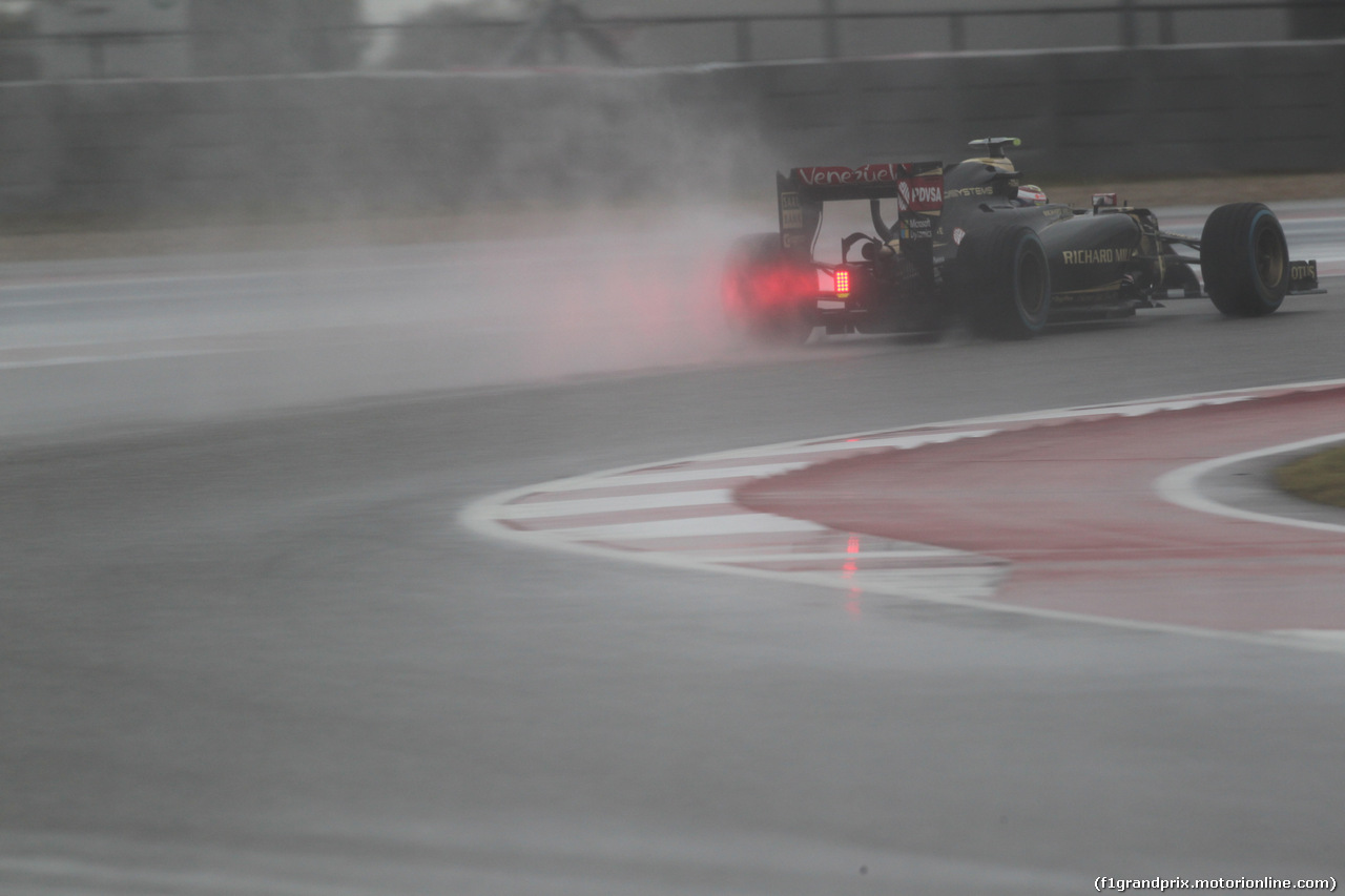 GP USA, 25.10.2015- Qualifiche, Pastor Maldonado (VEN) Lotus F1 Team E23