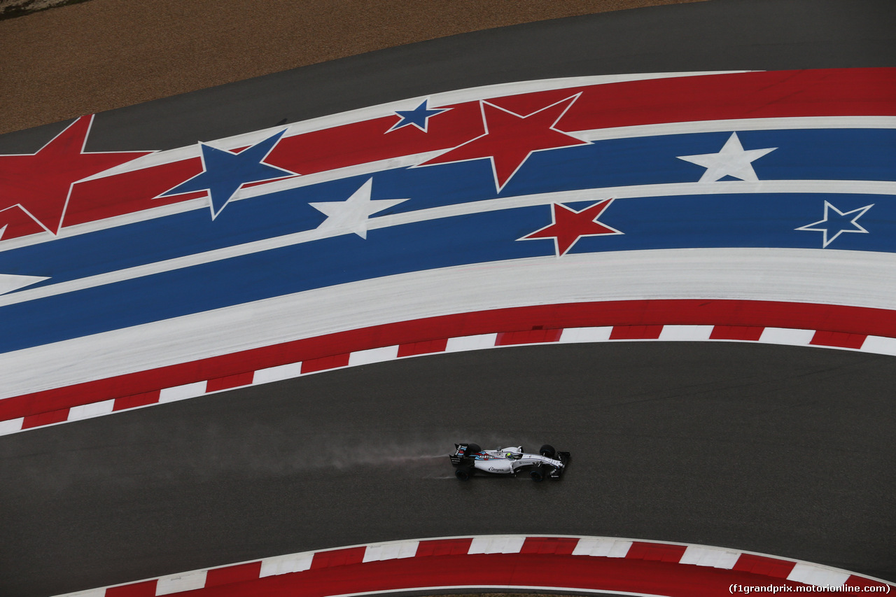 GP USA, 25.10.2015- Qualifiche, Felipe Massa (BRA) Williams F1 Team FW37