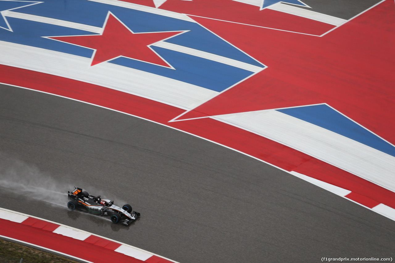 GP USA, 25.10.2015- Qualifiche, Nico Hulkenberg (GER) Sahara Force India F1 VJM08