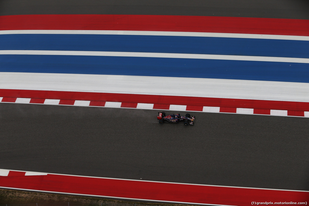 GP USA, 25.10.2015- Qualifiche, Max Verstappen (NED) Scuderia Toro Rosso STR10