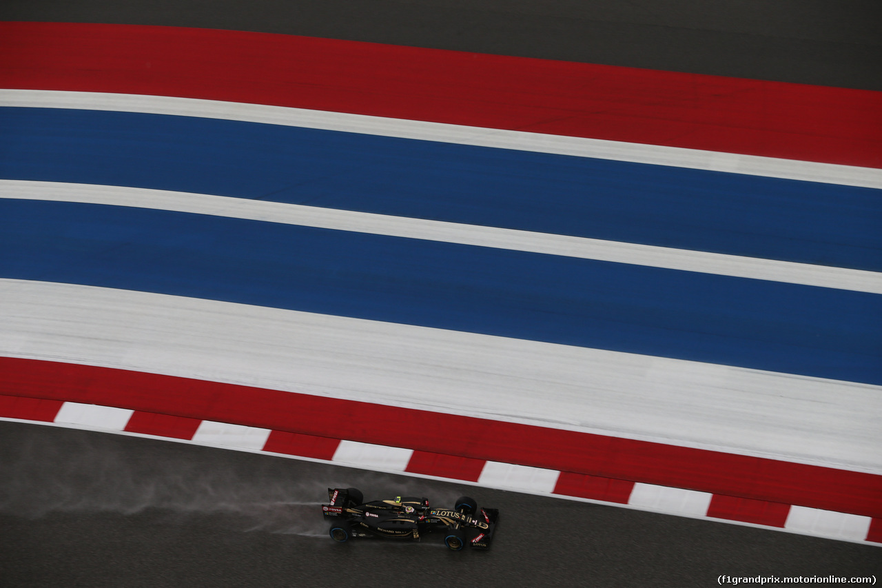 GP USA, 25.10.2015- Qualifiche, Pastor Maldonado (VEN) Lotus F1 Team E23