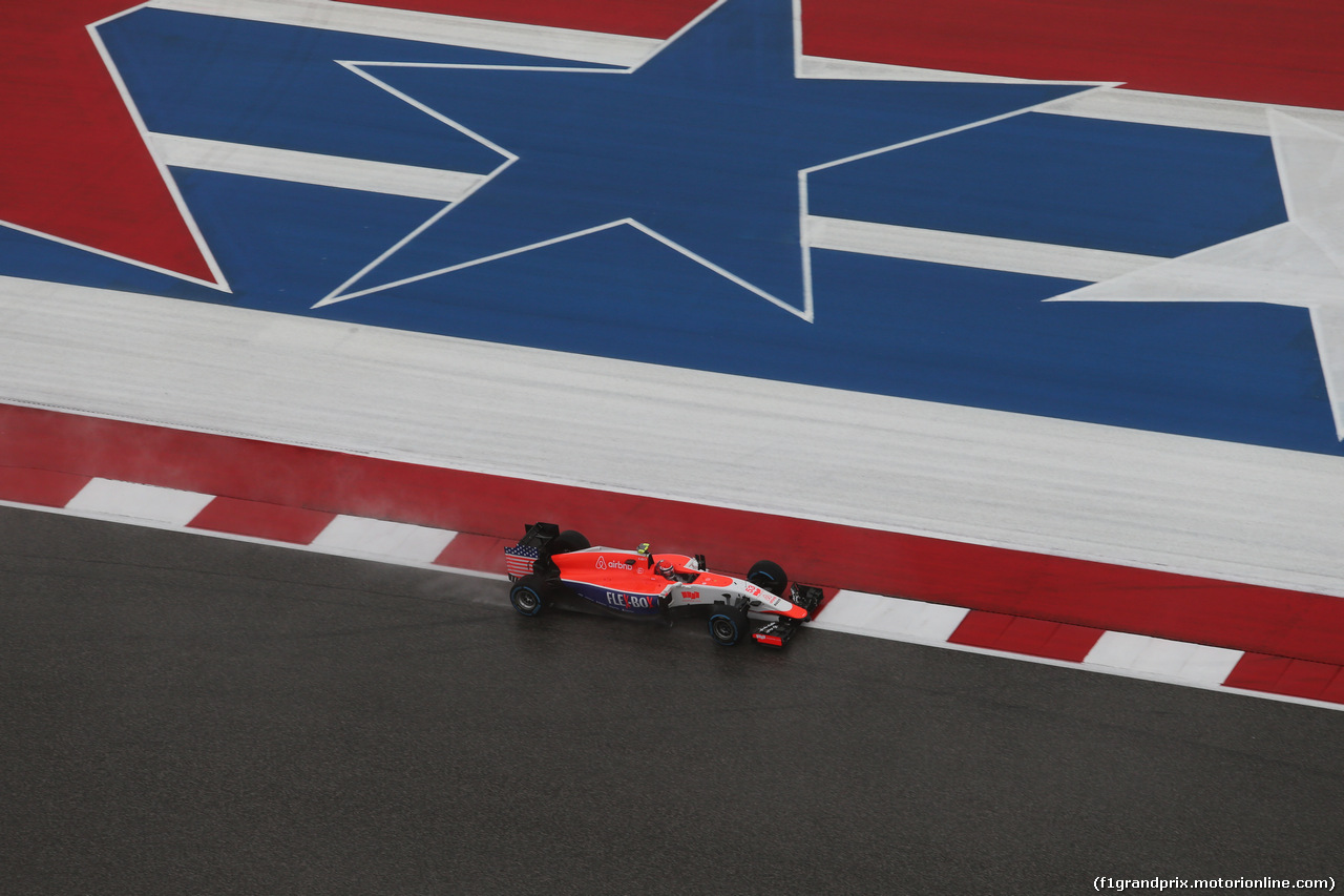 GP USA, 25.10.2015- Qualifiche, Alexander Rossi (USA) Manor Marussia F1 Team