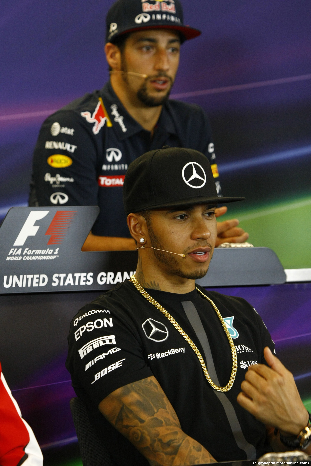 GP USA, 22.10.2015- Giovedi'  official Press Conference, Lewis Hamilton (GBR) Mercedes AMG F1 W06