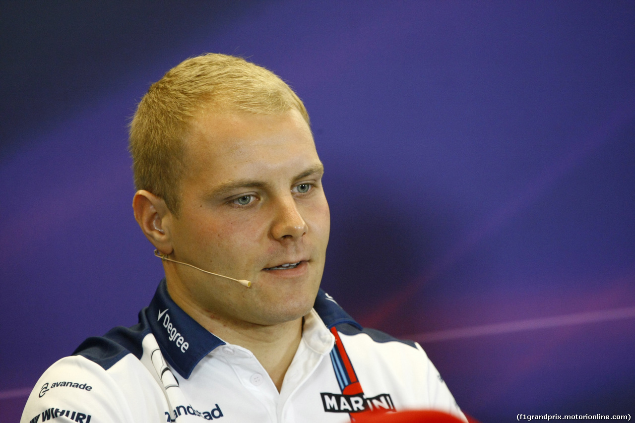 GP USA, 22.10.2015- Giovedi'  official Press Conference, Valtteri Bottas (FIN) Williams F1 Team FW37