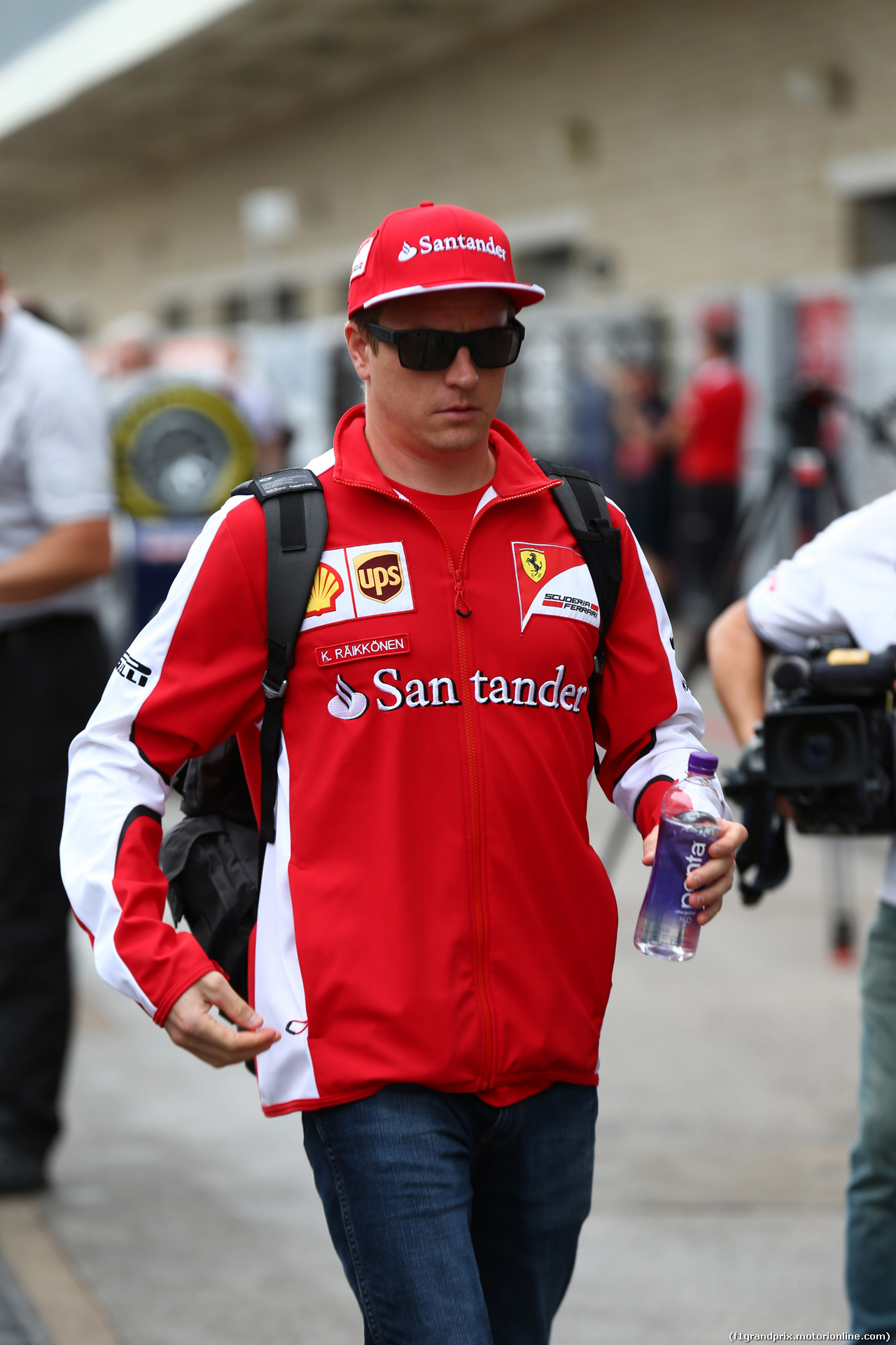 GP USA, 22.10.2015- Kimi Raikkonen (FIN) Ferrari SF15-T