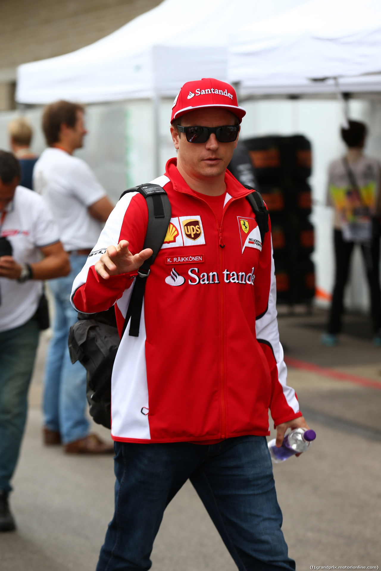 GP USA, 22.10.2015- Kimi Raikkonen (FIN) Ferrari SF15-T