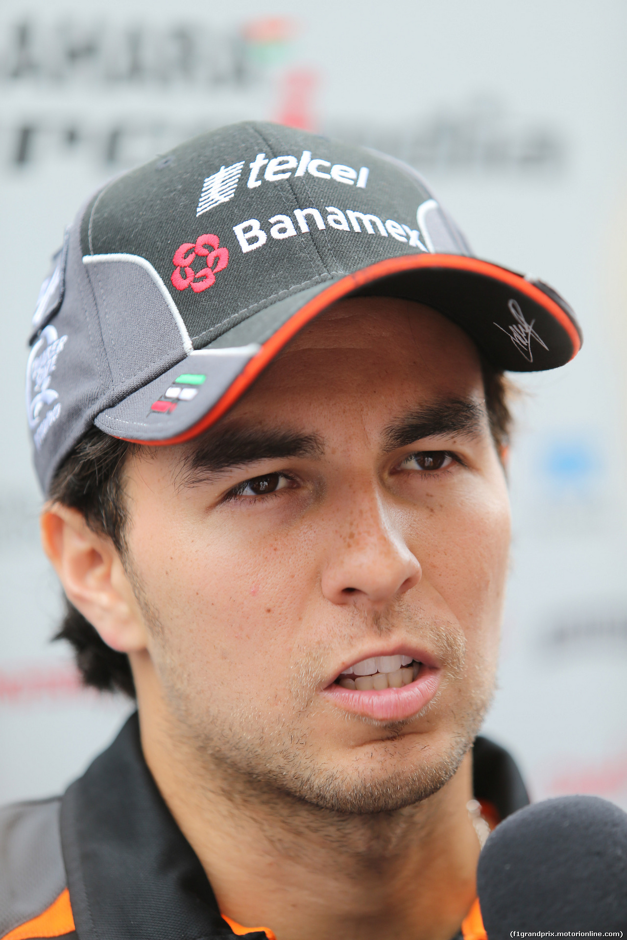 GP USA, 22.10.2015- Sergio Perez (MEX) Sahara Force India F1 Team VJM08