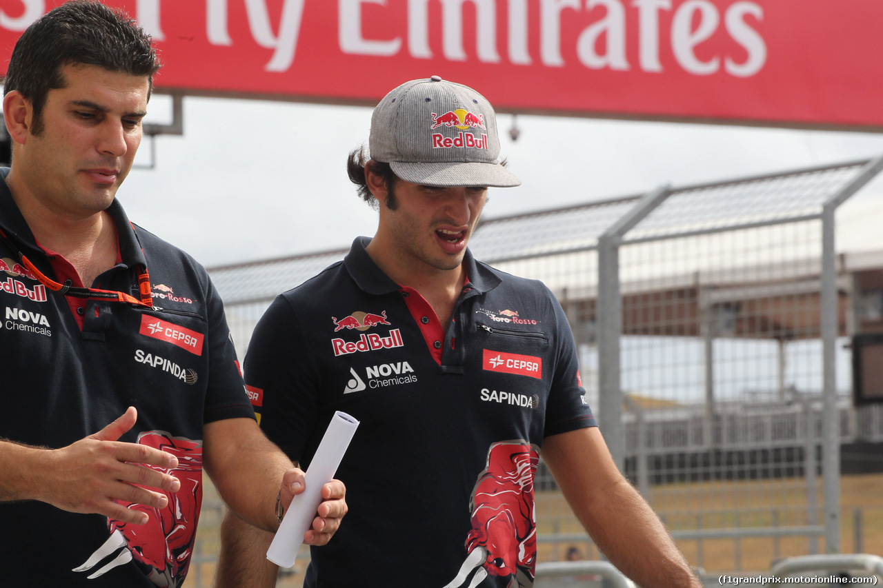 GP USA, 22.10.2015- Carlos Sainz Jr (ESP) Scuderia Toro Rosso STR10