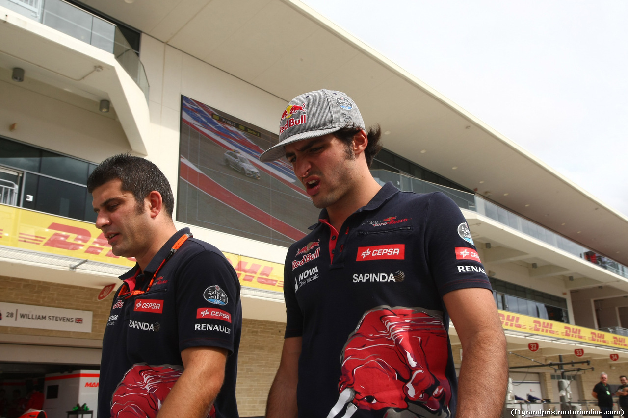 GP USA, 22.10.2015- Carlos Sainz Jr (ESP) Scuderia Toro Rosso STR10