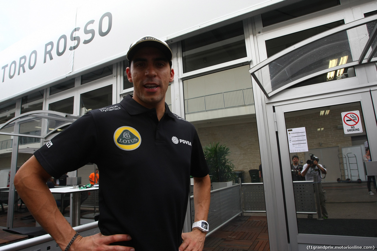 GP USA, 22.10.2015- Pastor Maldonado (VEN) Lotus F1 Team E23