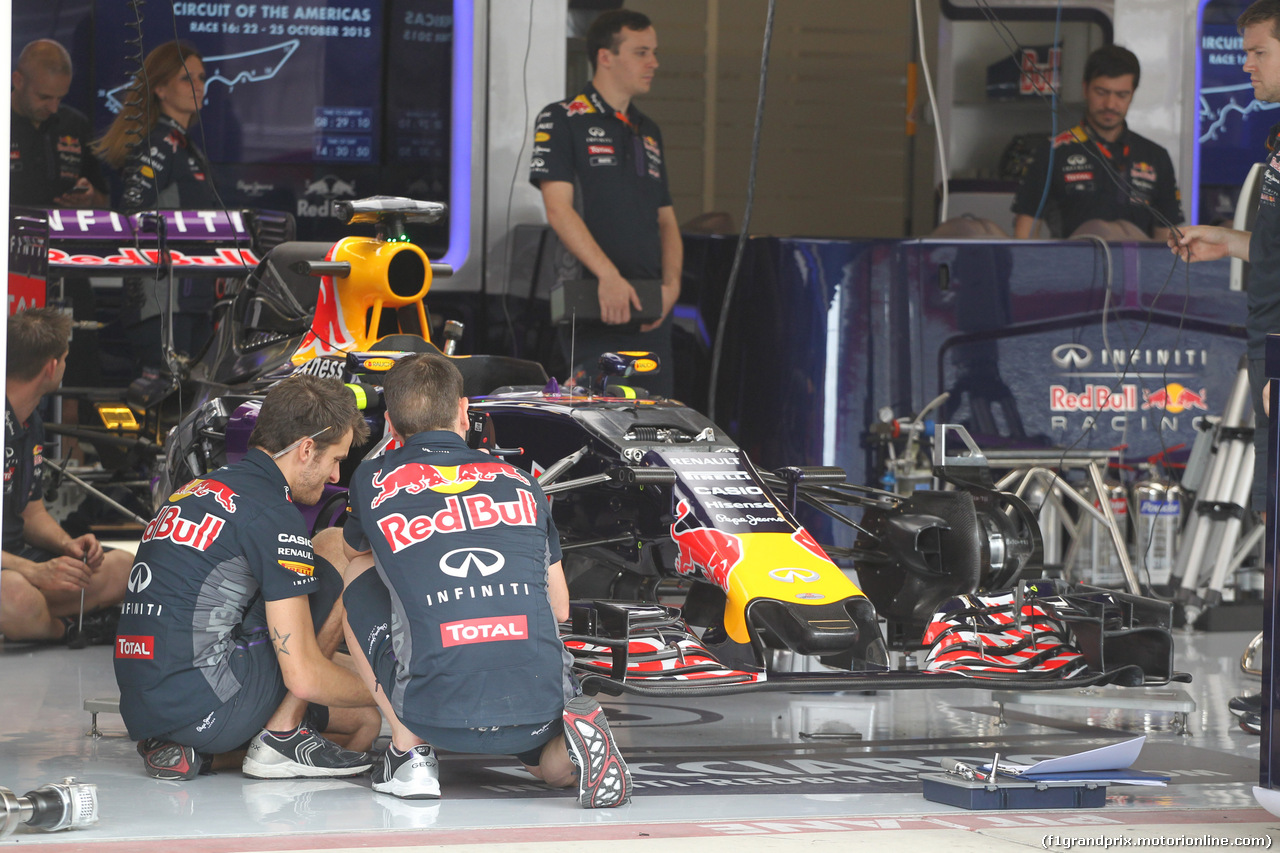 GP USA, 22.10.2015- Red Bull Racing RB11
