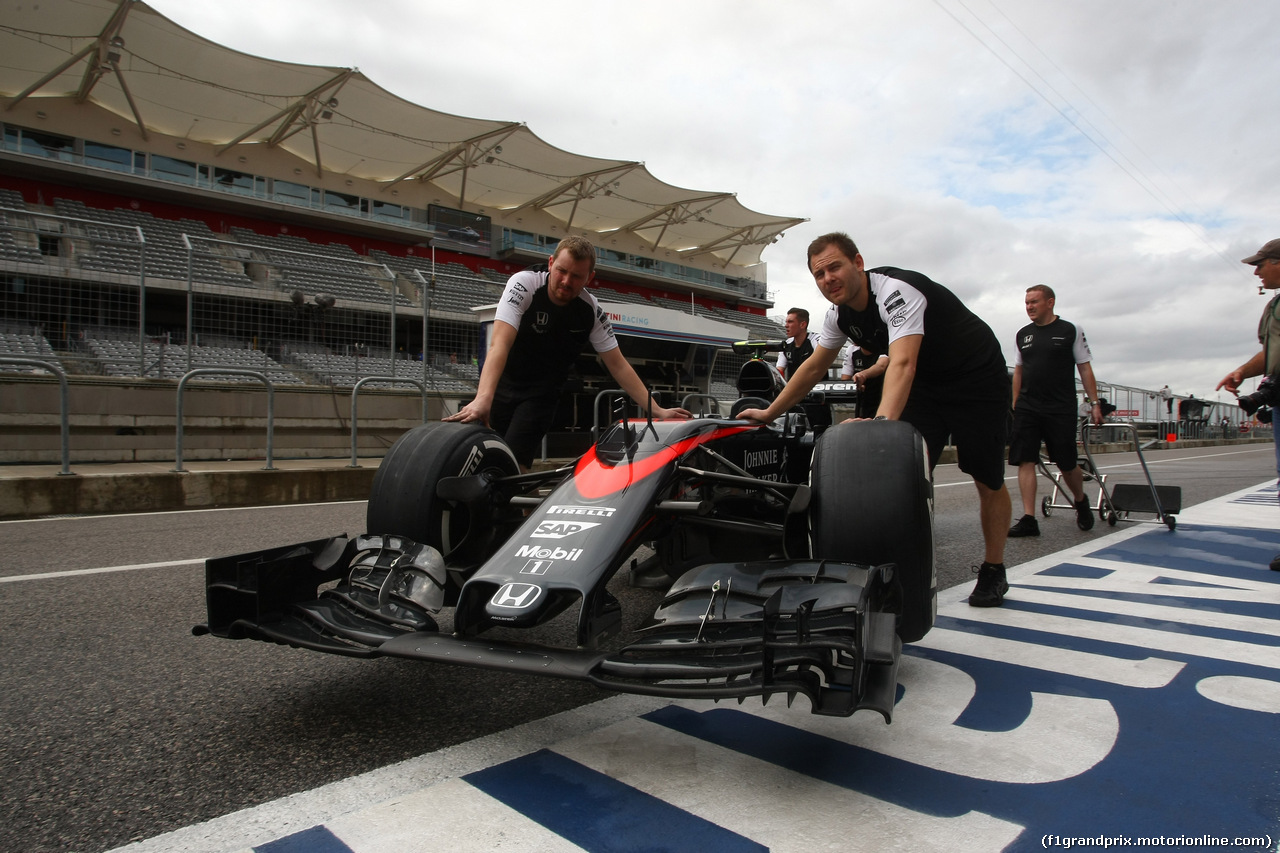GP USA, 22.10.2015- McLaren Honda MP4-30 Tech Detail