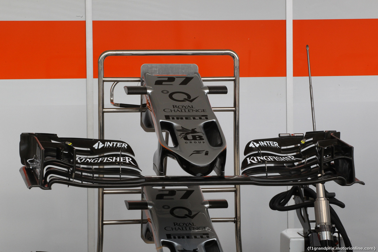 GP USA, 22.10.2015- Sahara Force India F1 Team VJM08 Frontal Wing