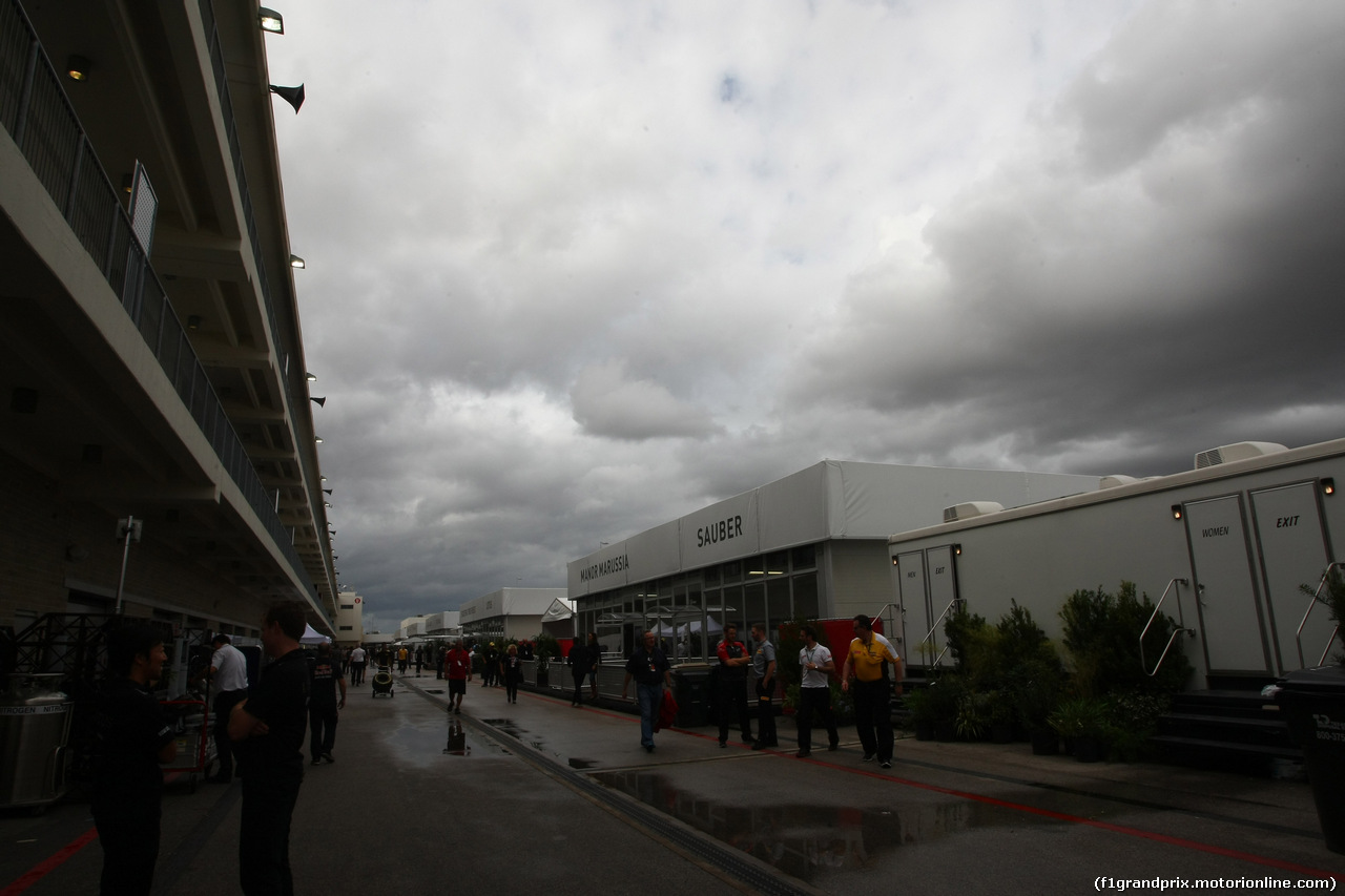 GP USA, 22.10.2015- The Paddock