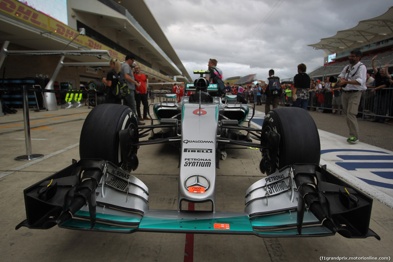 GP USA, 22.10.2015- Mercedes AMG F1 W06 Tech Detail