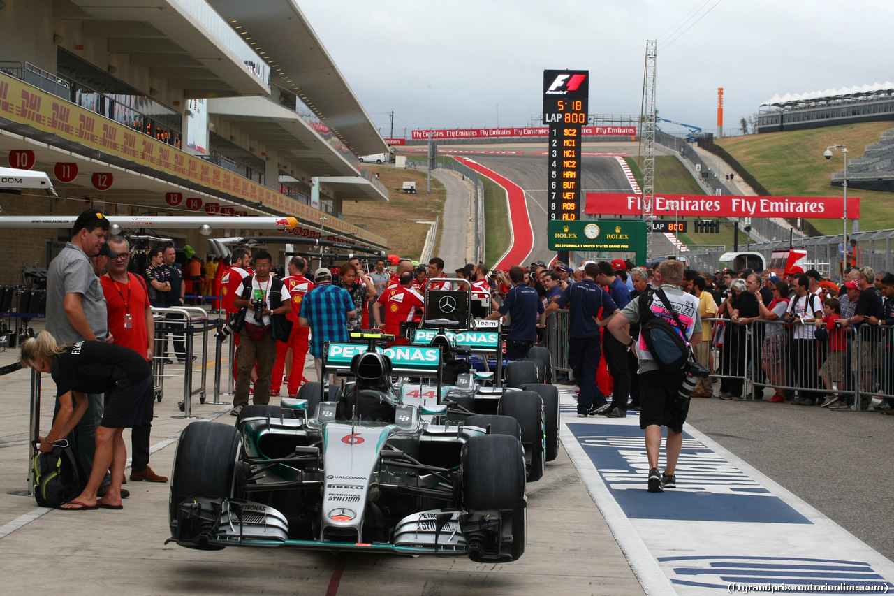 GP USA, 22.10.2015- Mercedes AMG F1 W06 Tech Detail