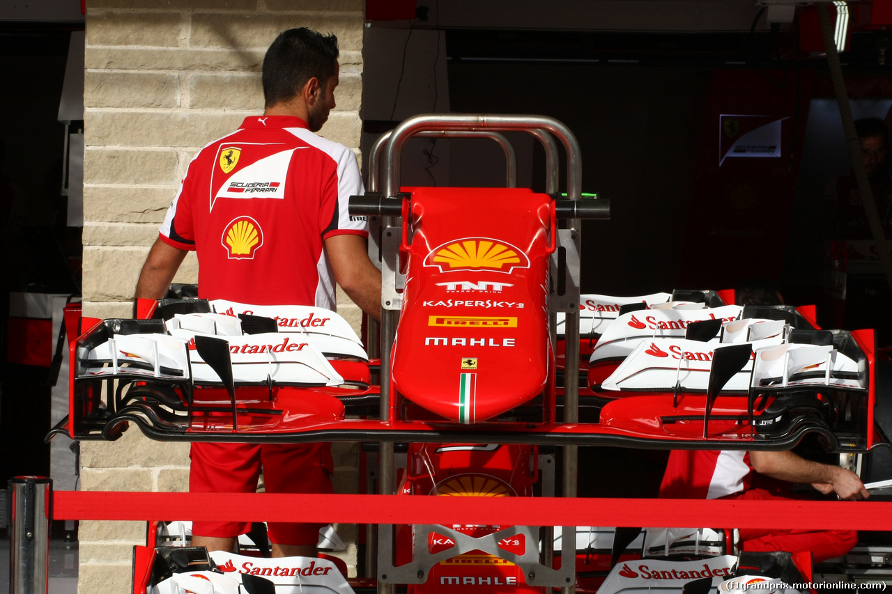 GP USA, 22.10.2015- Ferrari SF15-T Frontal Wing