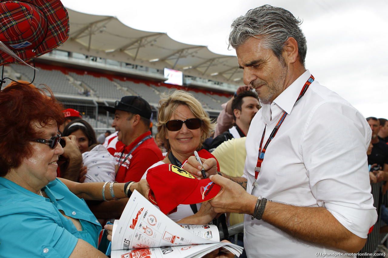 GP USA, 22.10.2015- Maurizio Arrivabene (ITA) Ferrari Team Principal