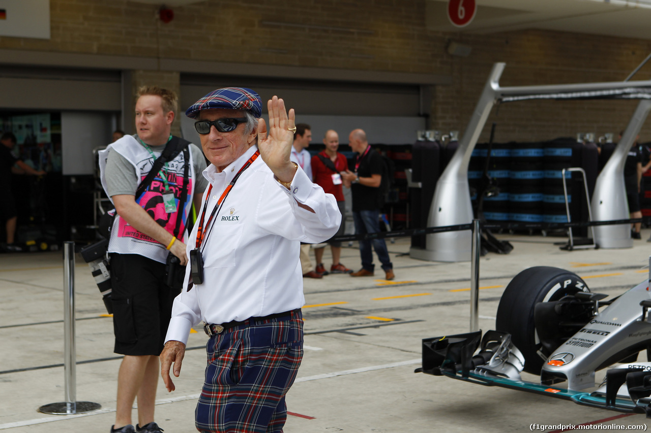 GP USA, 22.10.2015- Sir Jackie Stewart (GBR)