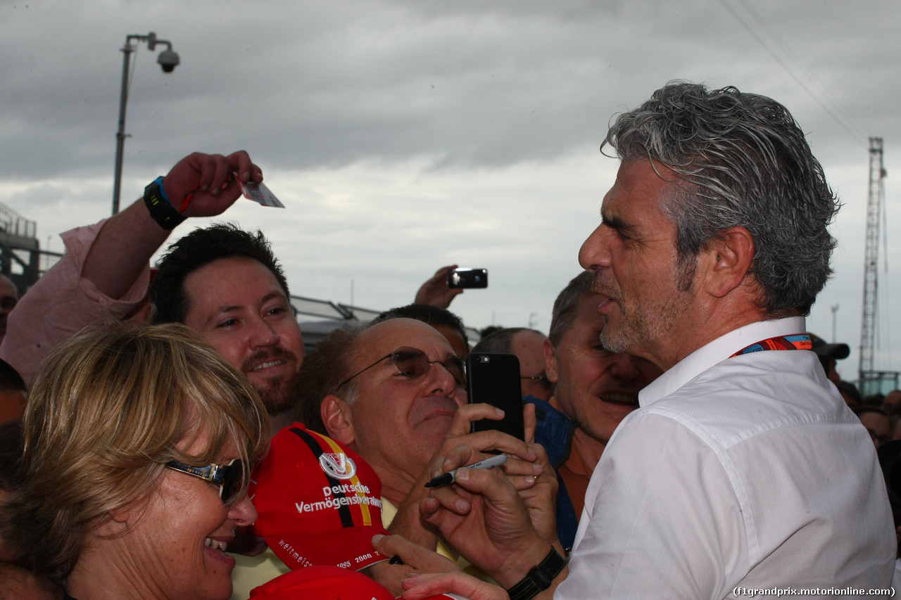 GP USA, 22.10.2015- Maurizio Arrivabene (ITA) Ferrari Team Principal