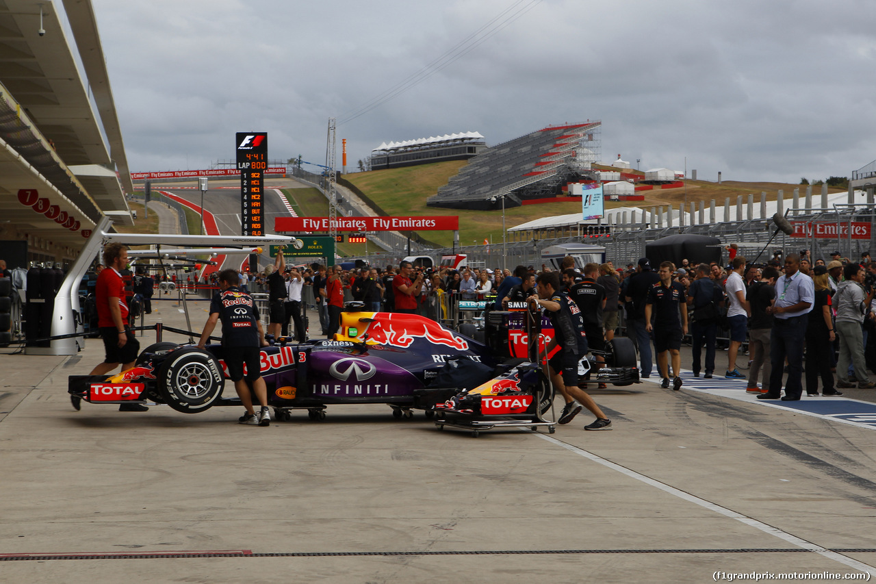 GP USA, 22.10.2015- Red Bull Racing RB11