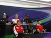 GP USA, 22.10.2015- Giovedi'  official Press Conference,  L to R upper line Marcus Ericsson (SUE) Sauber C34, Valtteri Bottas (FIN) Williams F1 Team FW37 e Daniel Ricciardo (AUS) Red Bull Racing RB11, lower line Kimi Raikkonen (FIN) Ferrari SF15-T, 1 e 53