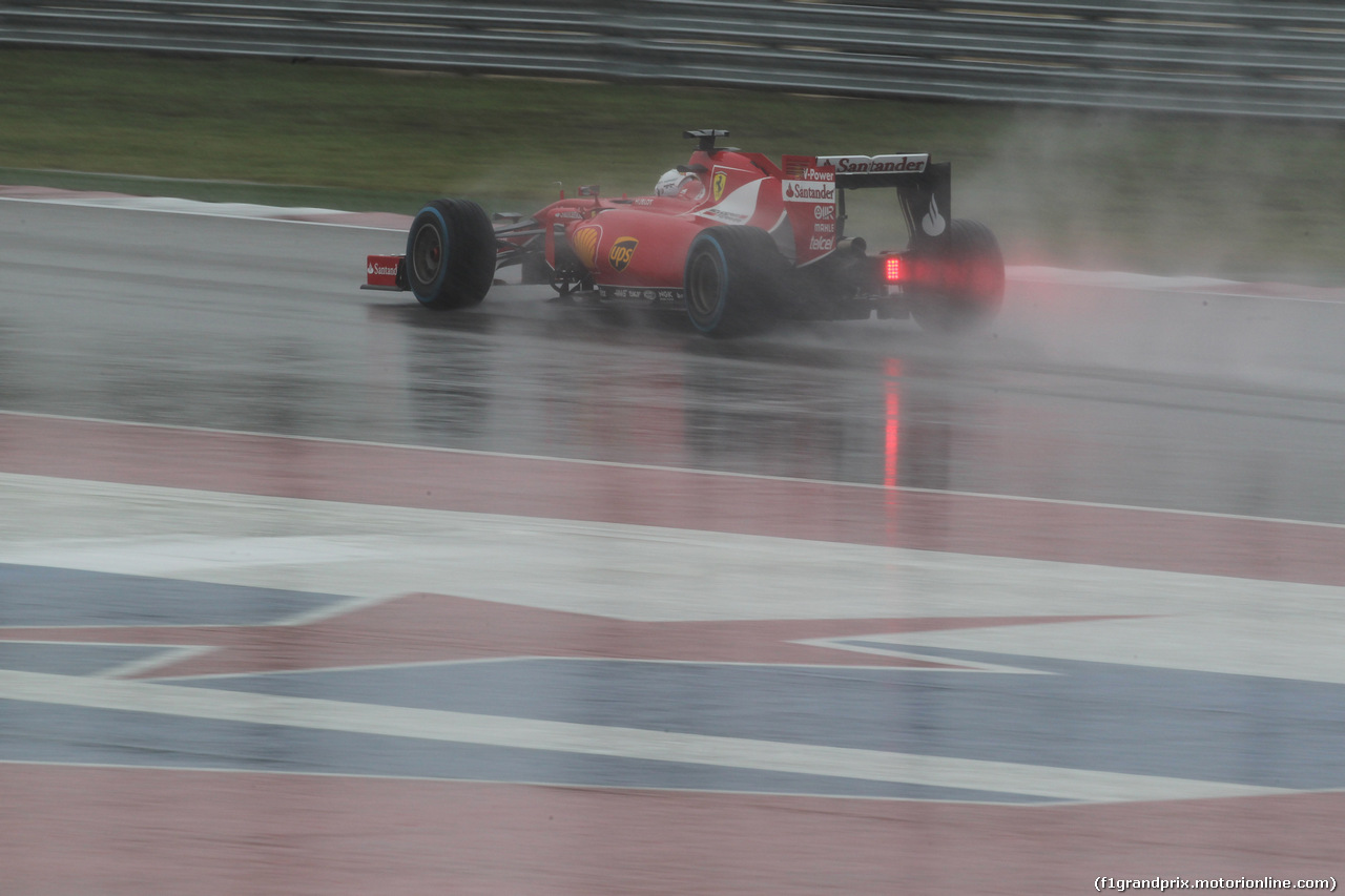 GP USA, 24.10.2015- Prove Libere 3, Sebastian Vettel (GER) Ferrari SF15-T