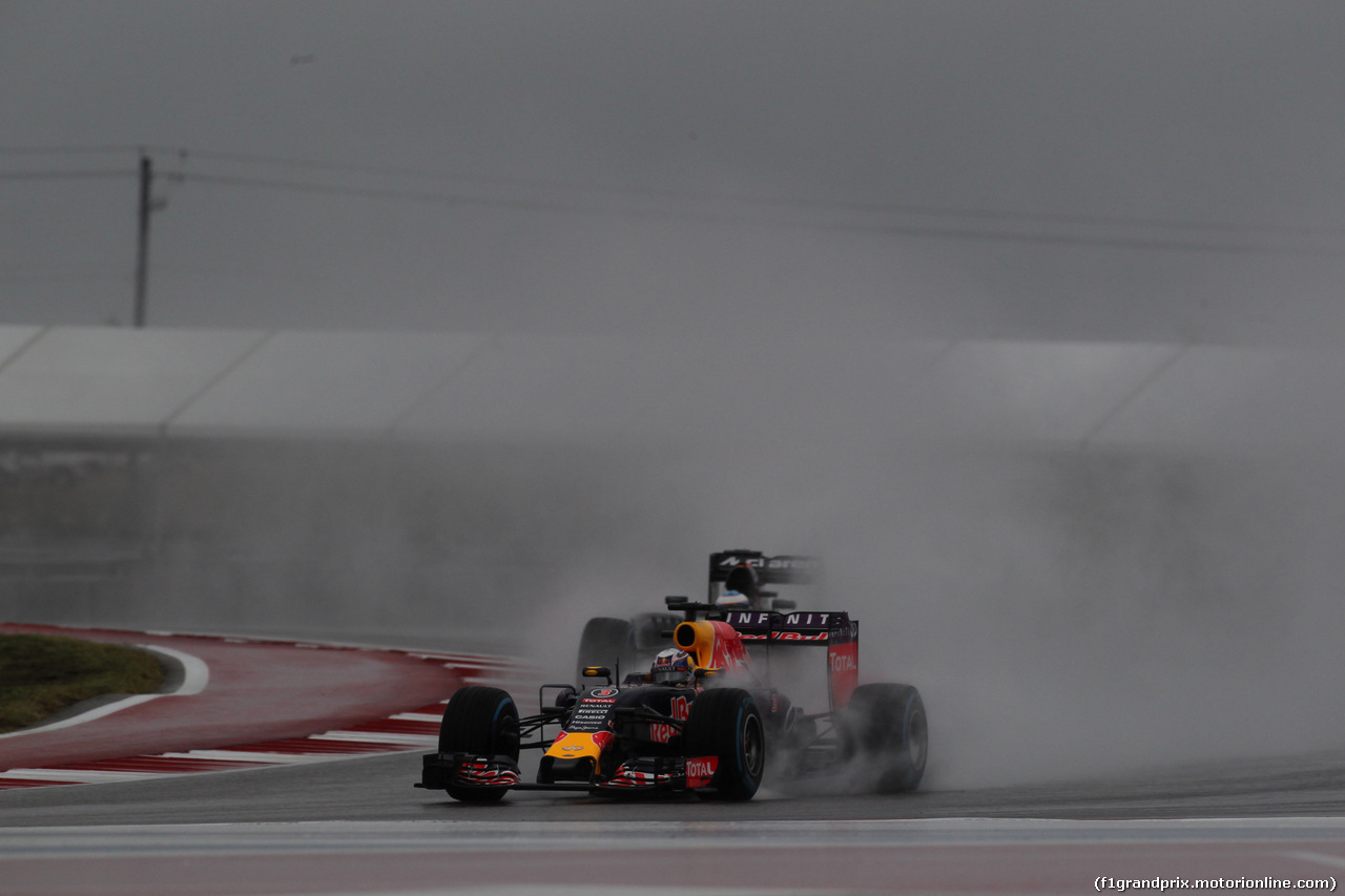 GP USA, 24.10.2015- Prove Libere 3, Daniel Ricciardo (AUS) Red Bull Racing RB11
