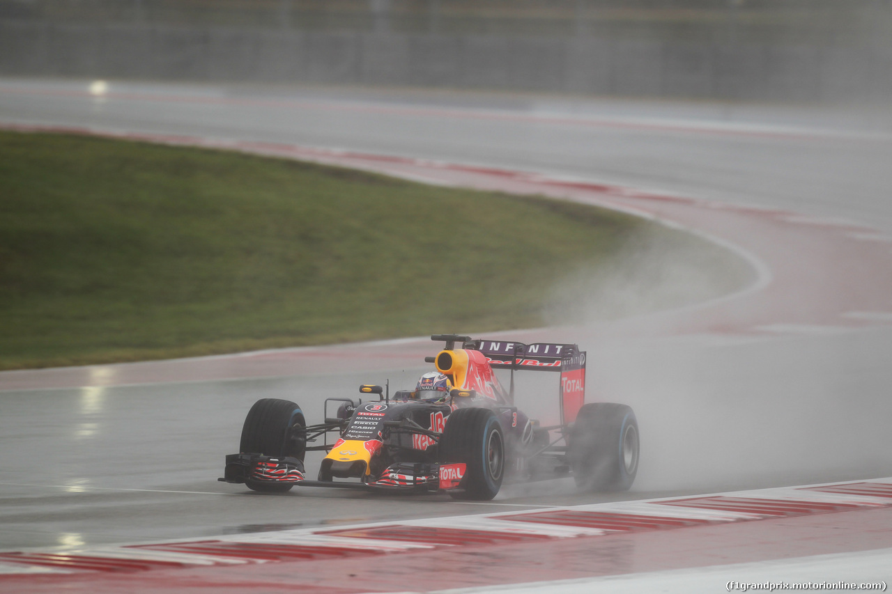 GP USA, 24.10.2015- Prove Libere 3, Daniel Ricciardo (AUS) Red Bull Racing RB11