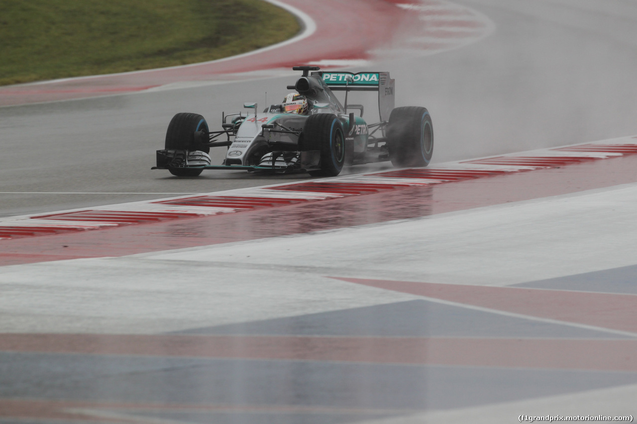 GP USA, 24.10.2015- Prove Libere 3, Lewis Hamilton (GBR) Mercedes AMG F1 W06