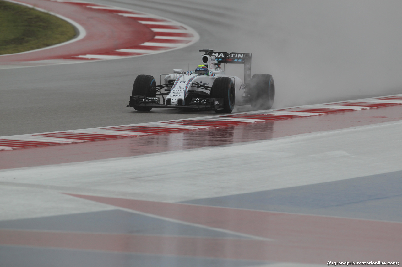 GP USA, 24.10.2015- Prove Libere 3, Felipe Massa (BRA) Williams F1 Team FW37