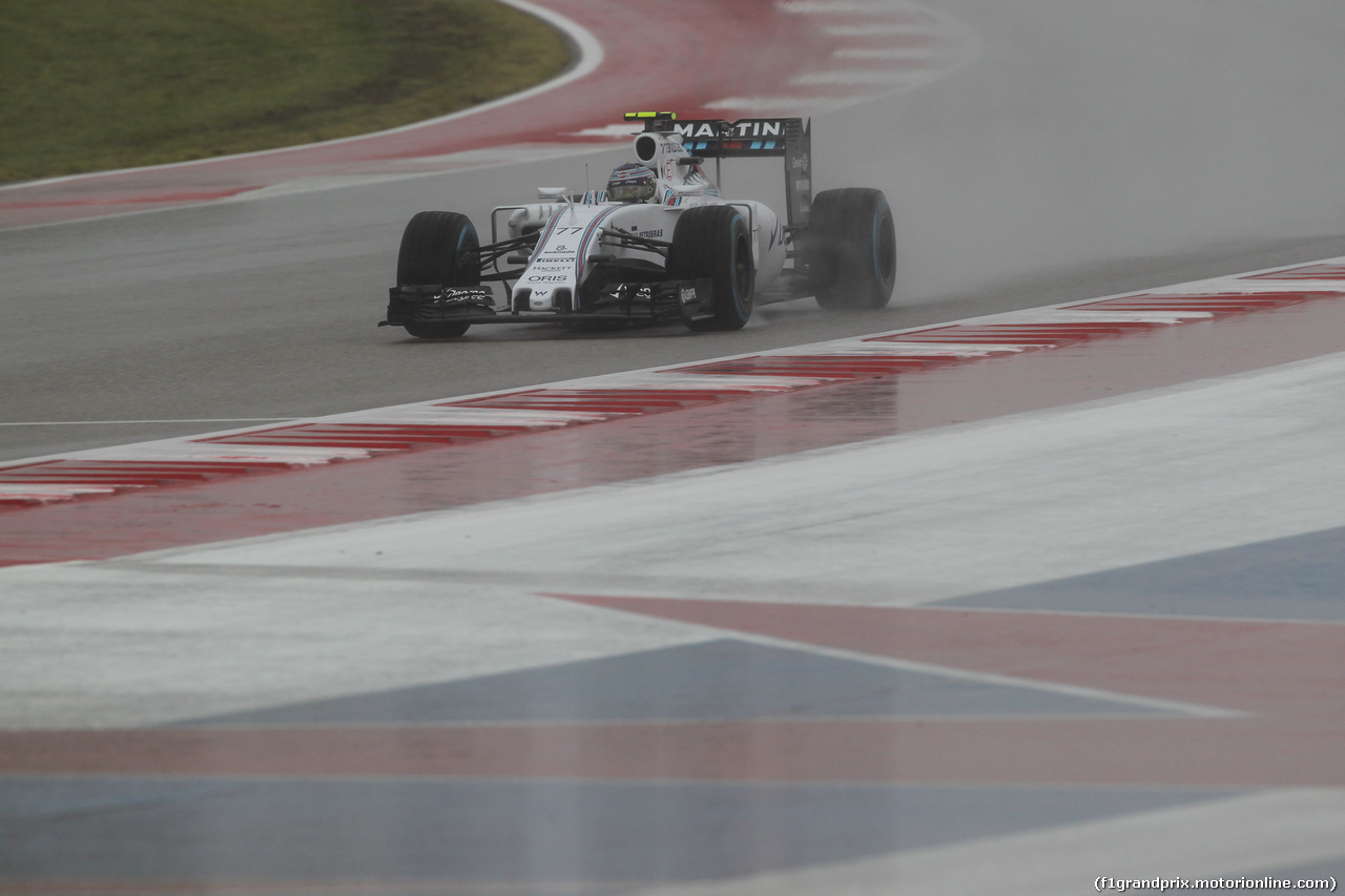 GP USA, 24.10.2015- Prove Libere 3, Valtteri Bottas (FIN) Williams F1 Team FW37