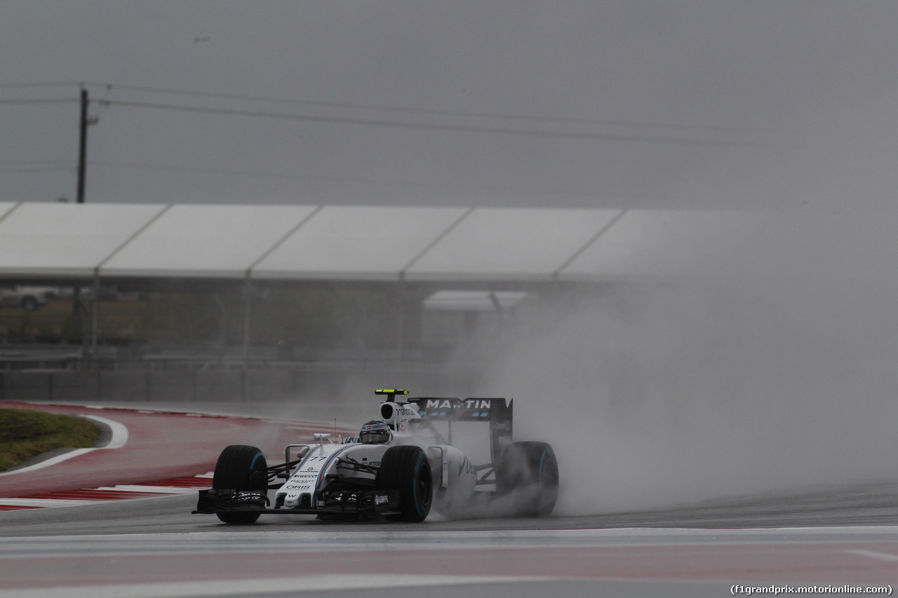 GP USA, 24.10.2015- Prove Libere 3, Valtteri Bottas (FIN) Williams F1 Team FW37