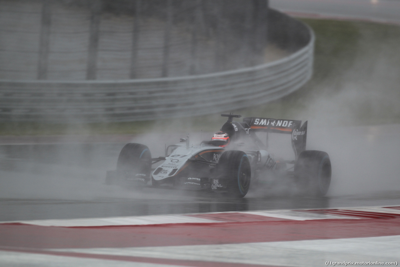 GP USA, 24.10.2015- Prove Libere 3, Nico Hulkenberg (GER) Sahara Force India F1 VJM08